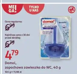 Rossmann Zawieszka barwiąca wodę blau Domol Wc-Duftstein oferta