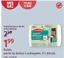 Rossmann Worki na śmieci 5 l Rubin Licht oferta