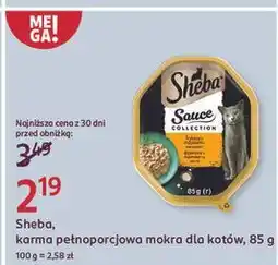 Rossmann Karma dla kota frykasy z indykiem i warzywami Sheba Sauce Collection oferta