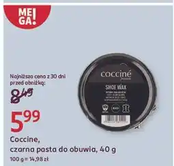 Rossmann Pasta do butów czarna Coccine Shoe Wax oferta