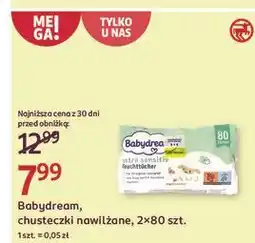 Rossmann Chusteczki nawilżane extra sensitive Babydream oferta