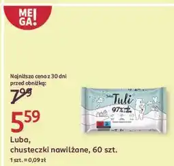Rossmann Chusteczki nawilżane dla dzieci aloes Luba Tuli oferta