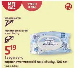Rossmann Woreczki na pieluchy Babydream oferta