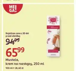 Rossmann Krem przeciw rozstępom Mustela Maternite oferta