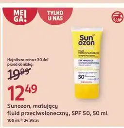 Rossmann Fluid przeciwsłoneczny matujący spf 50 classic Sun Ozon oferta