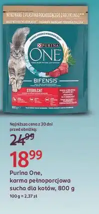 Rossmann Karma dla kota sterilcat wołowina i pszenica Purina One oferta