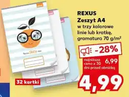 Kaufland REXUS Zeszyt A4 oferta