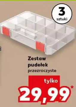 Kaufland Zestaw pudełek przezroczyste oferta