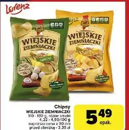 Carrefour Chipsy masło z solą Lorenz Wiejskie Ziemniaczki oferta