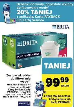 Carrefour Filtr do wody pure performance pro Brita Maxtra+ oferta
