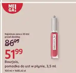 Rossmann Błyszczyk do ust 004 popular pink Bourjois Fabuleux Gloss oferta