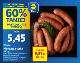 Lidl Kiełbasa śląska Pikok oferta