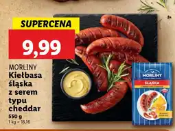 Lidl Kiełbasa śląska z serem typu cheddar Morliny oferta