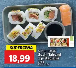 Lidl Sushi Takumi z pistacjami Sushi Tokyo oferta