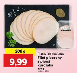 Lidl Filet pieczony z piersi kurczaka Pikok od Krajana oferta