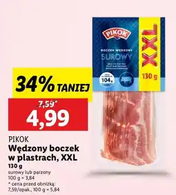 Lidl Boczek wędzony XXL Pikok oferta