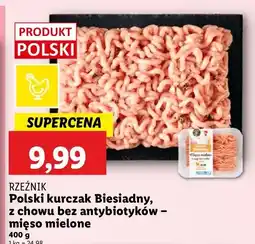 Lidl Polski kurczak Biesiadny, z chowu bez antybiotyków - mięso mielone RZEŹNIK oferta
