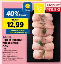 Lidl Polski kurczak - mięso z nogi XXL RZEŹNIK oferta