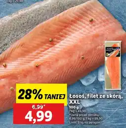 Lidl Łosoś filet ze skórą XXL Lidl oferta