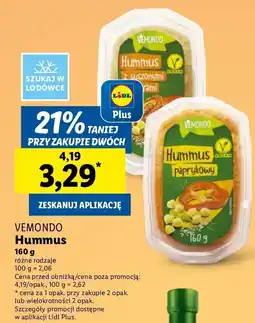 Lidl Hummus Vemondo oferta