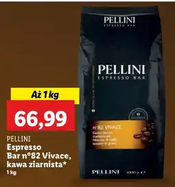 Lidl Kawa ziarnista Espresso Bar n°82 Vivace Pellini oferta