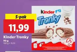 Lidl Batony Kinder Tronky 5 szt oferta