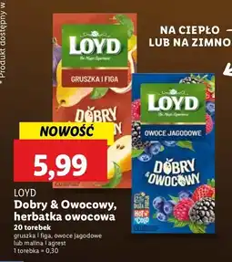 Lidl Herbata owocowa Loyd Dobry & Owocowy oferta