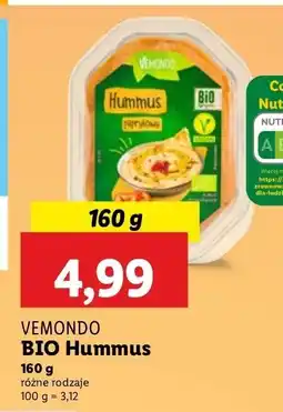 Lidl Hummus BIO Vemondo oferta