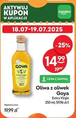 Żabka Oliwa z oliwek Extra Virgin Goya oferta