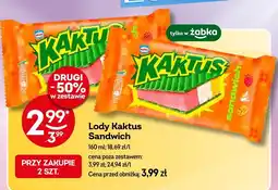Żabka Lody Kaktus Sandwich oferta
