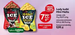 Żabka Lody kulki Mini Melts cola oferta