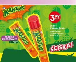 Żabka Lody Kaktus Ścisk cytryna-truskawka oferta