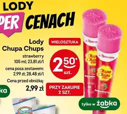 Żabka Lody Chupa Chups strawberry oferta