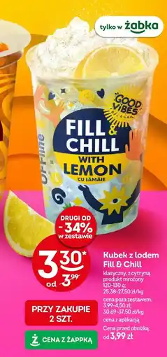 Żabka Lody Fill & Chill klasyczny, z cytryną oferta