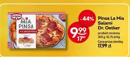 Żabka Pizza Pinsa La Mia Salami Dr. Oetker oferta