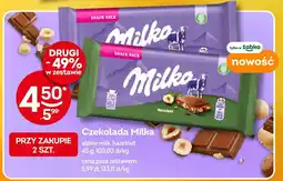 Żabka Czekolada Milka alpine milk, hazelnut oferta