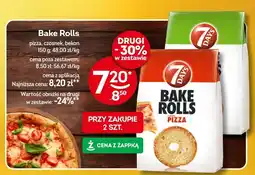 Żabka Chrupki Bake Rolls pizza, czosnek, bekon 7 Days oferta