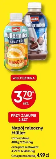 Żabka Napój mleczny Müller Limited oferta