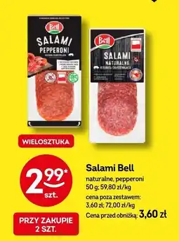 Żabka Salami Bell naturalne, pepperoni oferta