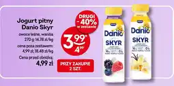 Żabka Jogurt pitny Danio Skyr owoce leśne, wanilia Danone oferta