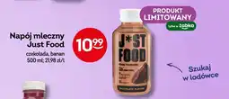 Żabka Napój mleczny Just Food czekolada, banan oferta