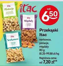 Żabka Przekąski Itac nerkowce, pistacje, migdały oferta