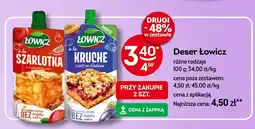 Żabka Deser Łowicz szarlotka, kruche różne rodzaje oferta