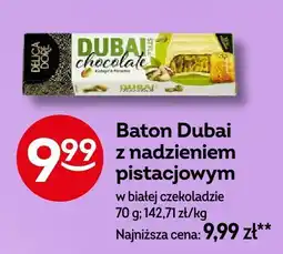 Żabka Baton Dubai z nadzieniem pistacjowym w białej czekoladzie oferta
