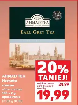 Kaufland Herbata Ahmad tea oferta