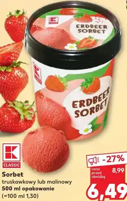 Kaufland Sorbet K-Classic oferta