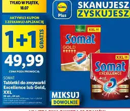 Lidl Tabletki do zmywarek Somat Excellence 4In1 oferta
