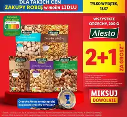 Lidl Mieszanka orzechów królewska Alesto oferta