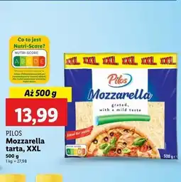 Lidl Ser mozzarella tarty Pilos oferta