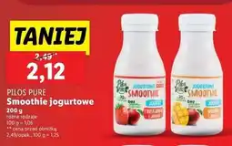 Lidl Jogurtowe smoothie owies mango Pilos Pure oferta